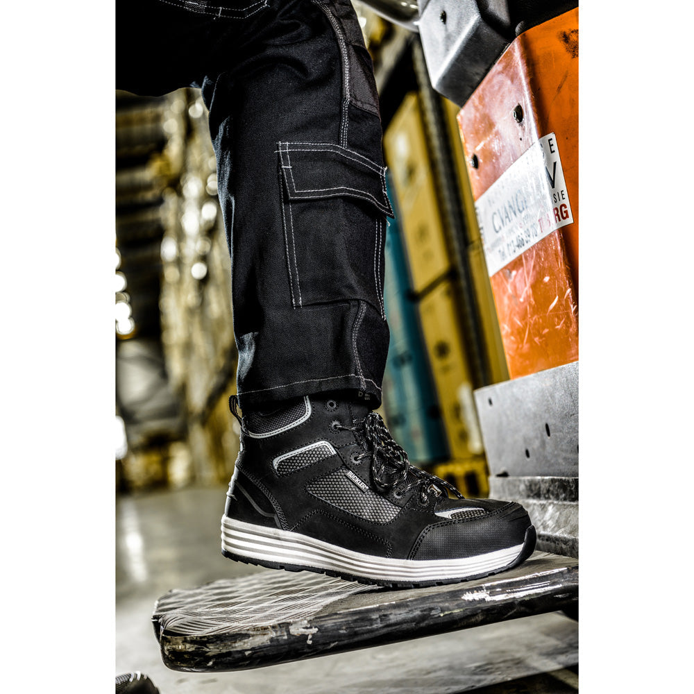 Buckler BAZ Buckbootz Tradez S1 P HRO SRC Lightweight Safety Lace Boot - Premium SAFETY HIKER BOOTS from Buckler - Just £62.59! Shop now at workboots-online.co.uk