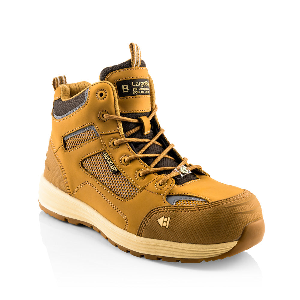 Buckler BAZ Buckbootz Tradez S1 P HRO SRC Lightweight Safety Lace Boot - Premium SAFETY HIKER BOOTS from Buckler - Just £62.59! Shop now at workboots-online.co.uk