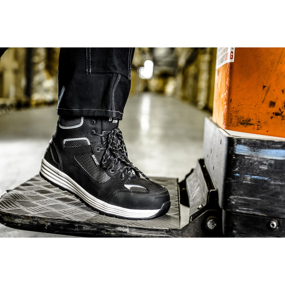 Buckler BAZ Buckbootz Tradez S1 P HRO SRC Lightweight Safety Lace Boot - Premium SAFETY HIKER BOOTS from Buckler - Just £62.59! Shop now at workboots-online.co.uk