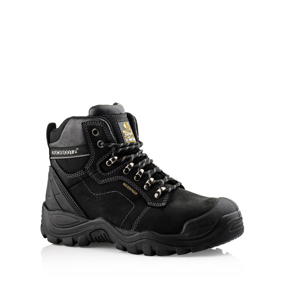 Buckler BSH009 S3 HRO SRC WRU Hiker Style Waterproof Safety Lace Boot - Premium SAFETY HIKER BOOTS from Buckler - Just £82.35! Shop now at workboots-online.co.uk