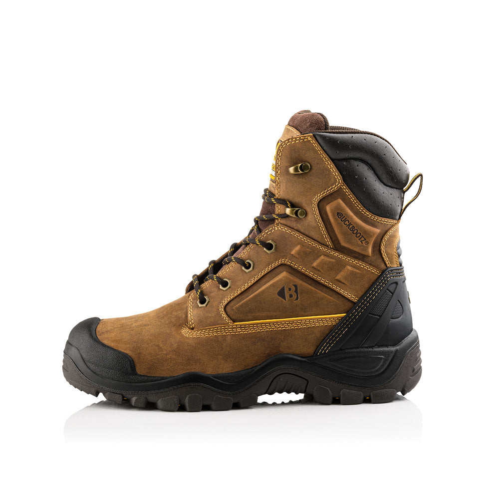 Buckler BSH011 S3 High-Leg Safety Lace Boot with Driver Flex and Heel Support - Premium SAFETY BOOTS from Buckler - Just £86.48! Shop now at workboots-online.co.uk
