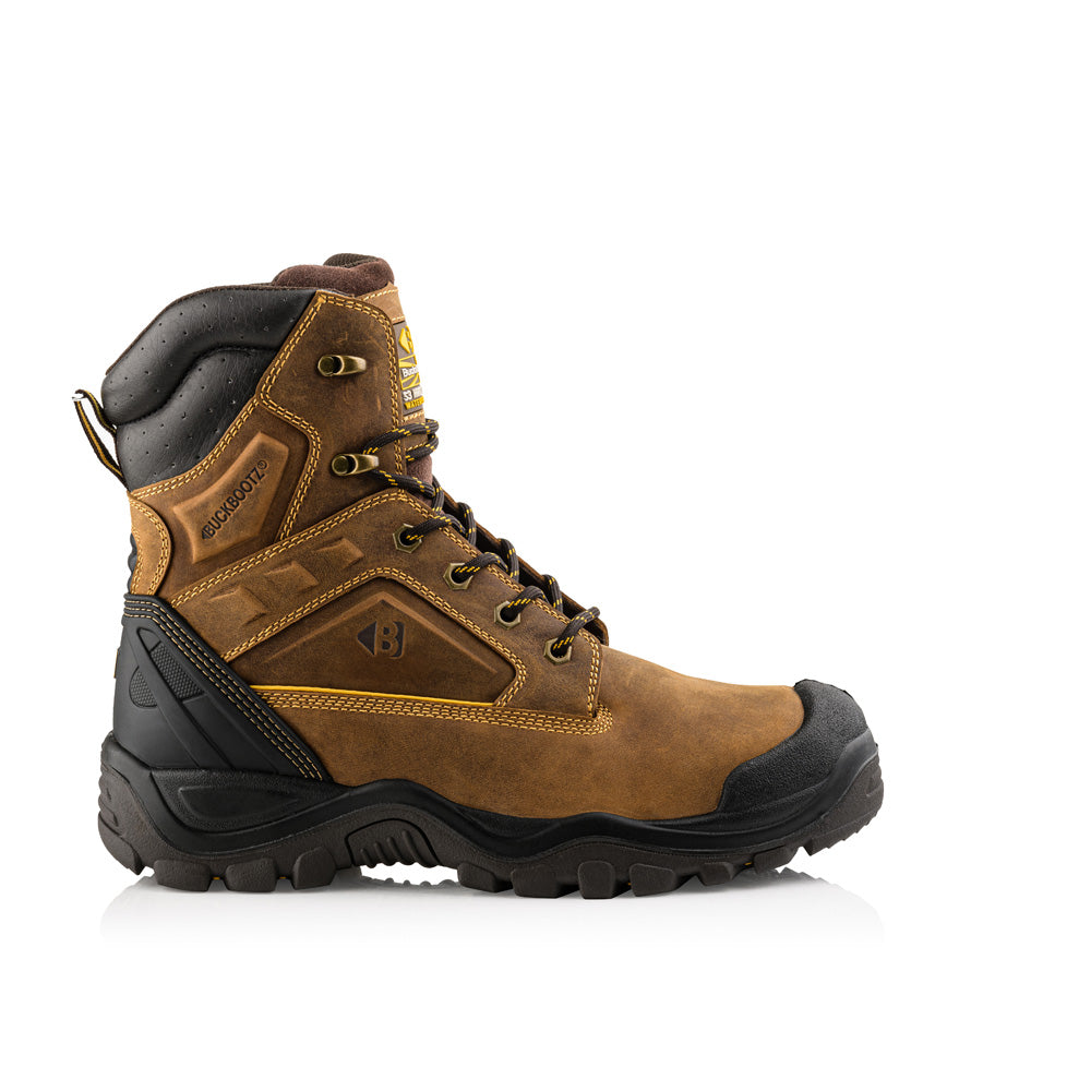 Buckler BSH011 S3 High-Leg Safety Lace Boot with Driver Flex and Heel Support - Premium SAFETY BOOTS from Buckler - Just £86.48! Shop now at workboots-online.co.uk