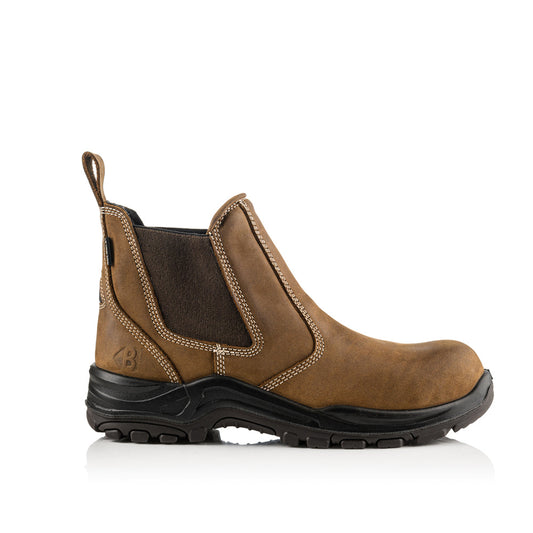Buckler Nubuckz DEALERZ S3 Brown Lightweight Waterproof Safety Dealer Boot - Premium SAFETY BOOTS from Buckler - Just £69.75! Shop now at workboots-online.co.uk