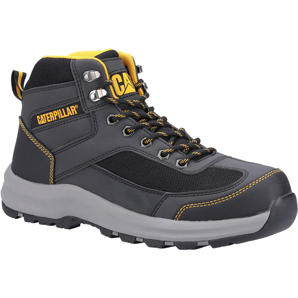 Caterpillar Cat Elmore Mid Safety Hiker Work Boot - Premium SAFETY HIKER BOOTS from Caterpillar - Just £81.45! Shop now at workboots-online.co.uk