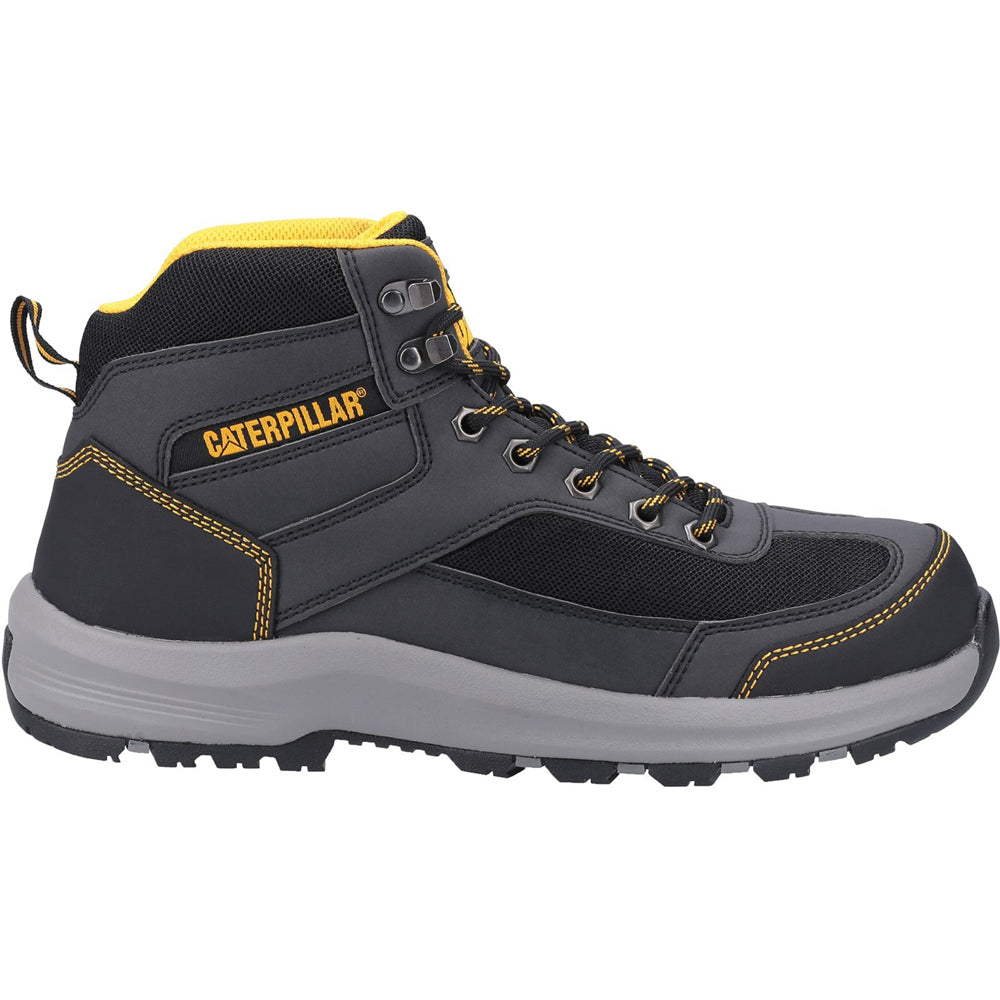 Caterpillar Cat Elmore Mid Safety Hiker Work Boot - Premium SAFETY HIKER BOOTS from Caterpillar - Just £81.45! Shop now at workboots-online.co.uk