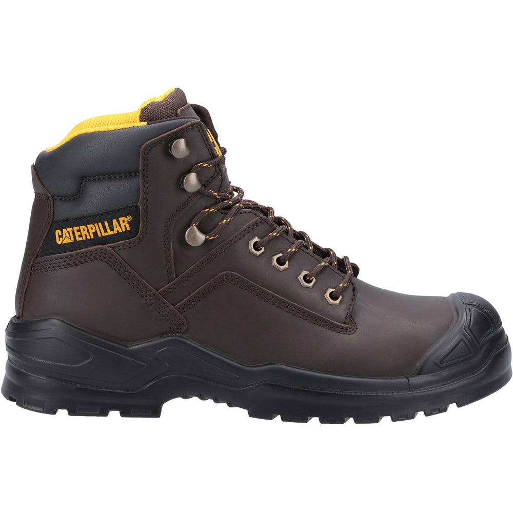 Caterpillar Cat Striver Leather Work Boot with Toe Guard - Premium SAFETY BOOTS from Caterpillar - Just £62.99! Shop now at workboots-online.co.uk