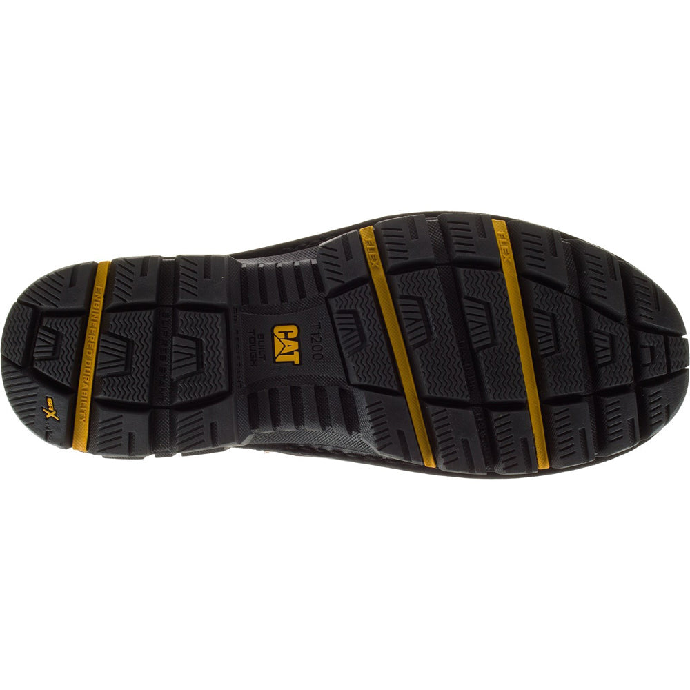 Caterpillar CAT Premier High Leg Combat Safety Work Boot - Side Zip - Premium SAFETY BOOTS from Caterpillar - Just £132.99! Shop now at workboots-online.co.uk