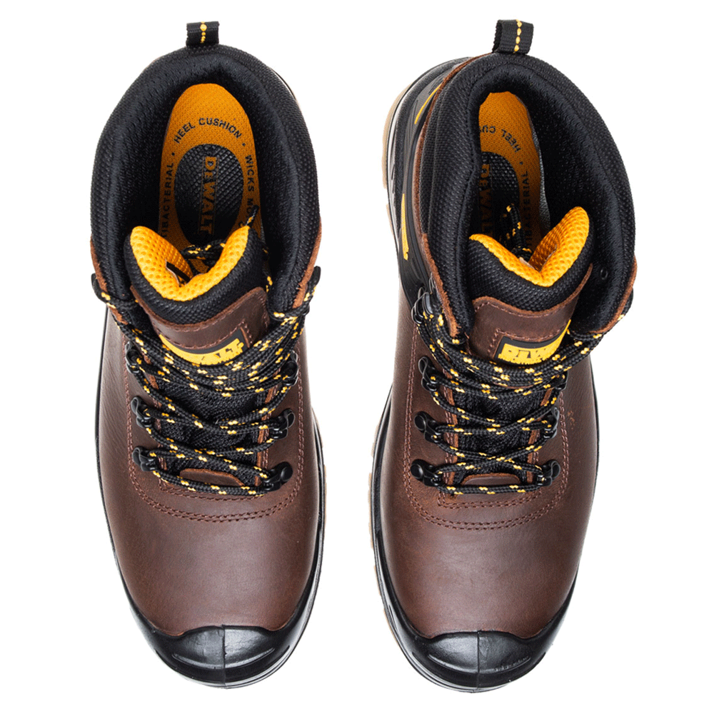Dewalt Newark Waterproof Breathable Leather S3 Safety Work Boot - Premium SAFETY BOOTS from Dewalt - Just £72.24! Shop now at workboots-online.co.uk