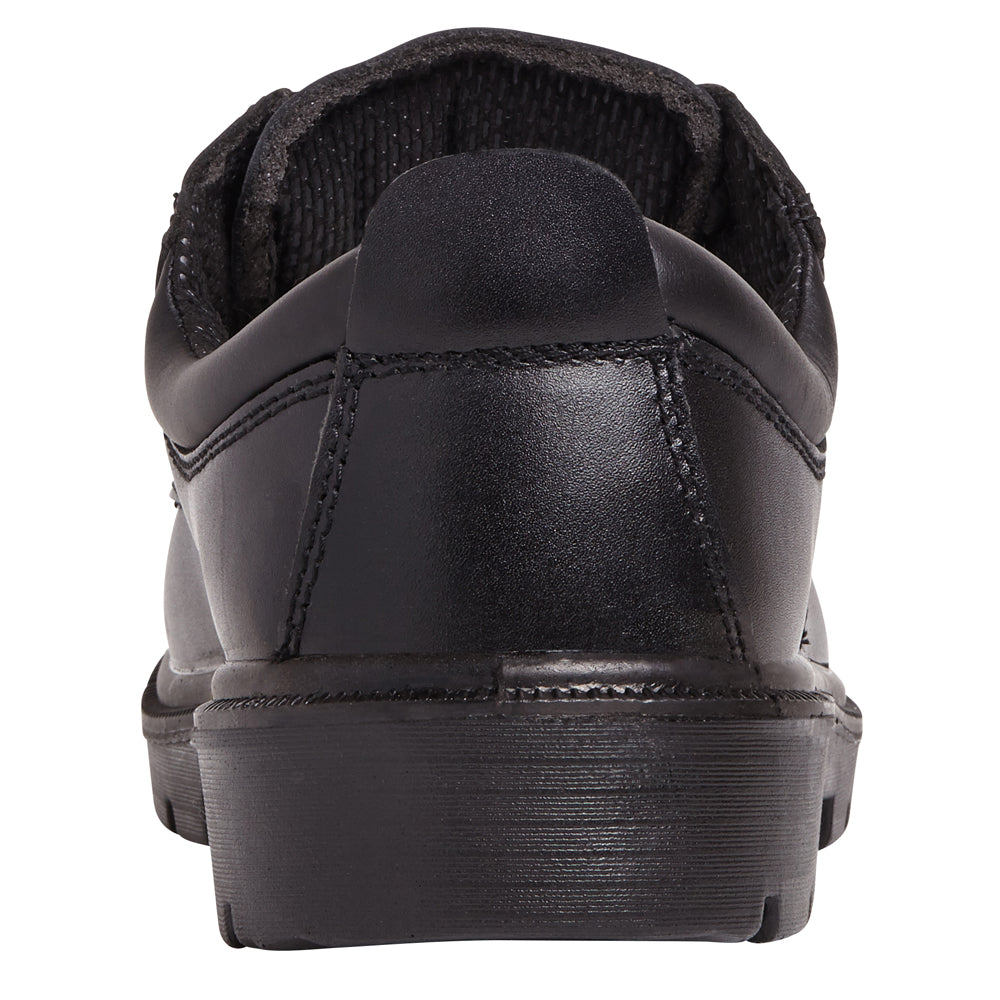 Sterling AP306 Black Cushion Leather Work Boot Trainer Steel Toe Cap - Premium SAFETY TRAINERS from Apache - Just £30.15! Shop now at workboots-online.co.uk