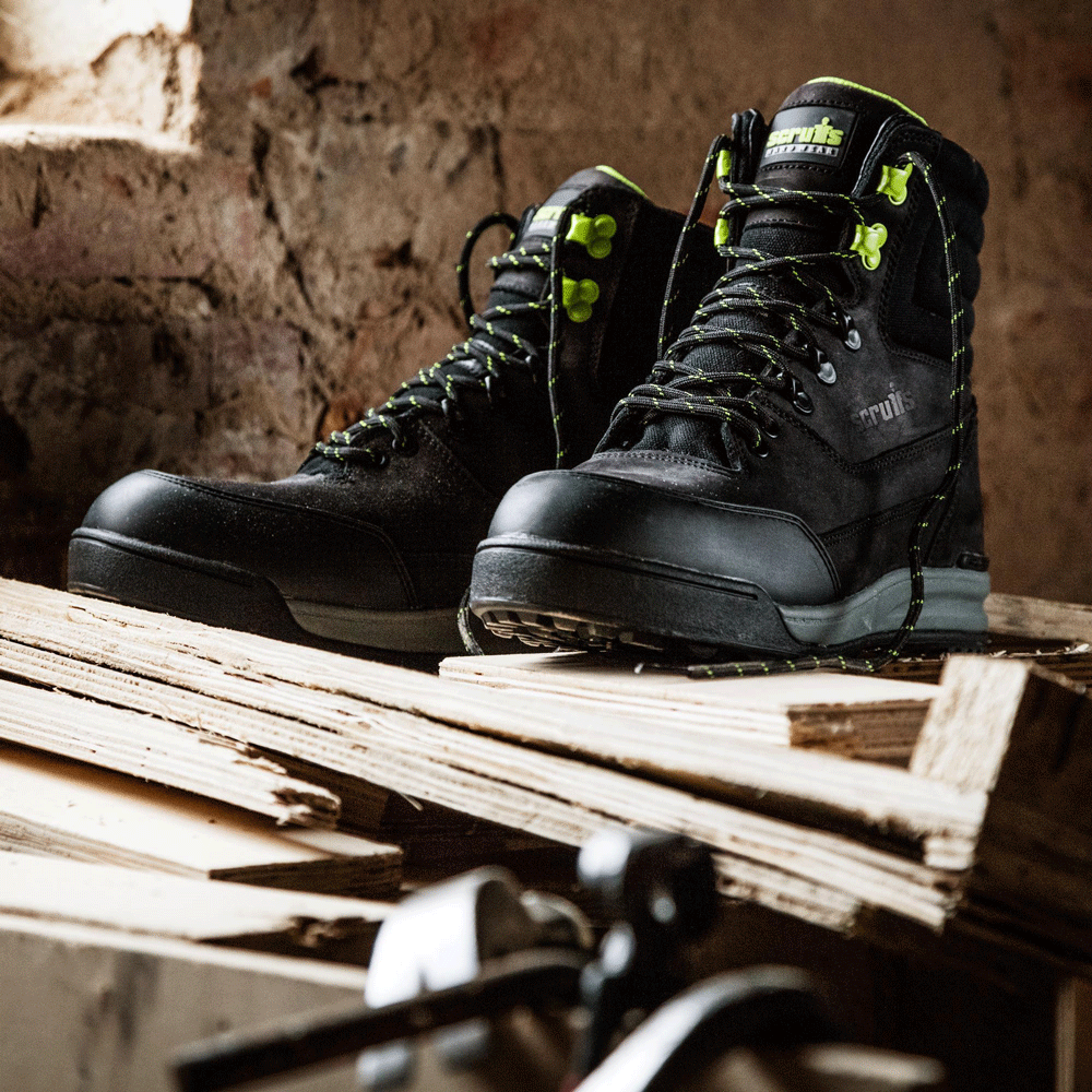 Scruffs Game S3 Rating Water Resistant Leather Safety Work Boots Trainers Various Colours - Premium SAFETY TRAINERS from Scruffs - Just £64.25! Shop now at workboots-online.co.uk