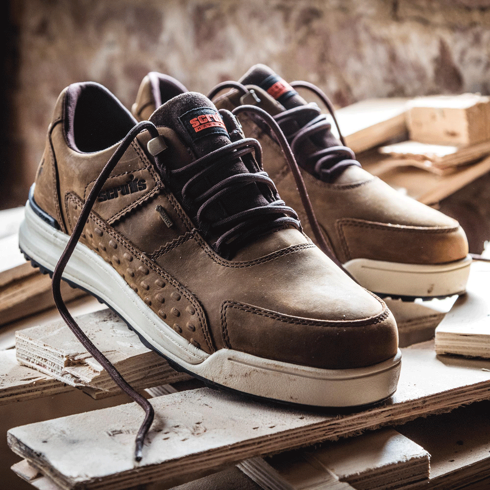 Scruffs Graft GTX S3 Rated Gore Tex Waterproof Breathable Safety Trainers - Premium SAFETY TRAINERS from Scruffs - Just £68.63! Shop now at workboots-online.co.uk