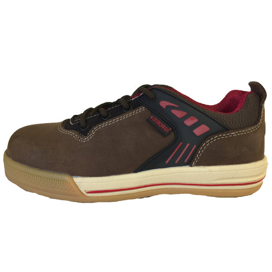 Buckler Largo Bay Safety Work Trainer Shoes Brown (Sizes 6-13) Men's - Premium SAFETY TRAINERS from Buckler - Just £51.99! Shop now at workboots-online.co.uk