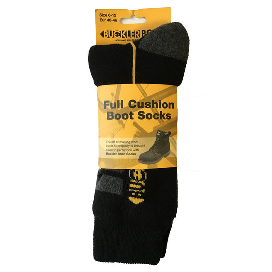 Buckler Full Cushion Boot Socks - Premium SOCKS from Buckler - Just £4.99! Shop now at workboots-online.co.uk