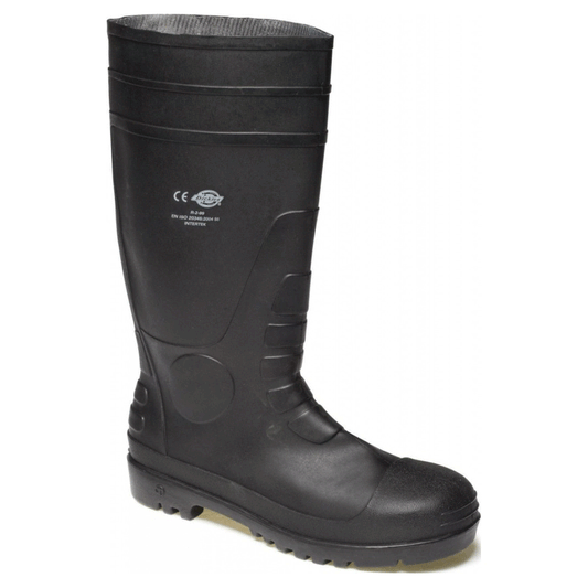 Dickies FW13105 Steel Toe Safety Wellington Boot - Premium WELLINGTON BOOTS from Dickies - Just £19.16! Shop now at workboots-online.co.uk