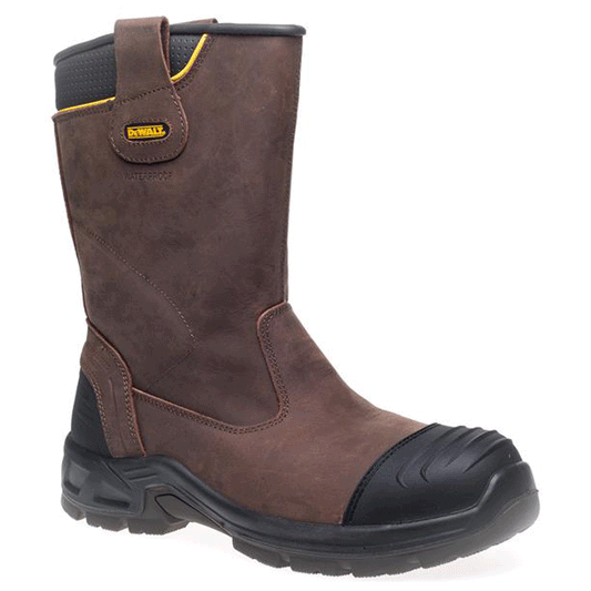Dewalt Millington Brown Waterproof Steel Toe Rigger Work Boot - Premium RIGGER BOOTS from Dewalt - Just £82.74! Shop now at workboots-online.co.uk
