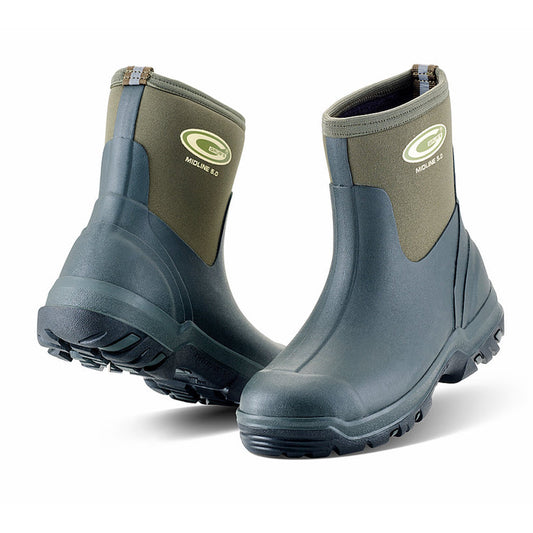 Grubs MIDLINE 5.0™ Short Wellington Neoprene Boot Insulated Thermal Waterproof - Premium WELLINGTON BOOTS from Grubs - Just £65.85! Shop now at workboots-online.co.uk