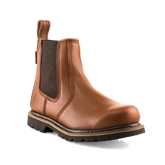 Buckler B1100 Sundance Tan Oil Leather Goodyear Welted Non Safety Dealer Boot - Premium NON-SAFETY from Buckler - Just £84.82! Shop now at workboots-online.co.uk