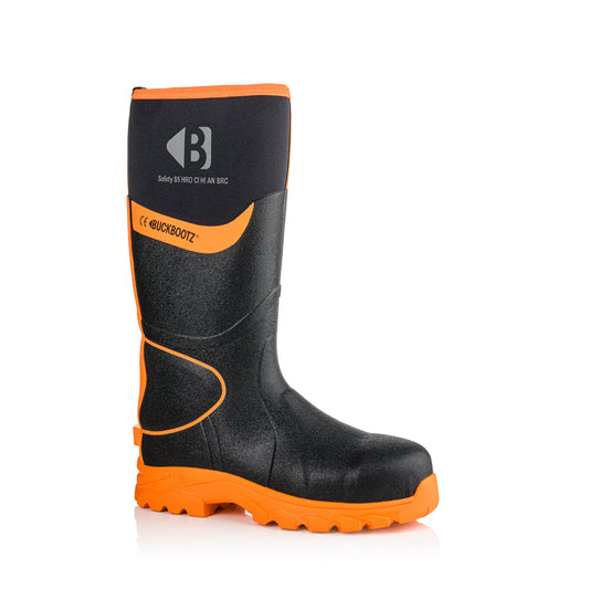 Buckler BBZ8000 S5 360° High Visibility Neoprene / Rubber Safety Wellington Boot with Ankle Protection - Premium WELLINGTON BOOTS from Buckler - Just £94.20! Shop now at workboots-online.co.uk