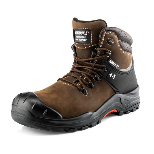 Buckler NKZ102BR S3 HRO SRC WRU Brown Safety Lace Boot - Premium SAFETY HIKER BOOTS from Buckler - Just £59.45! Shop now at workboots-online.co.uk