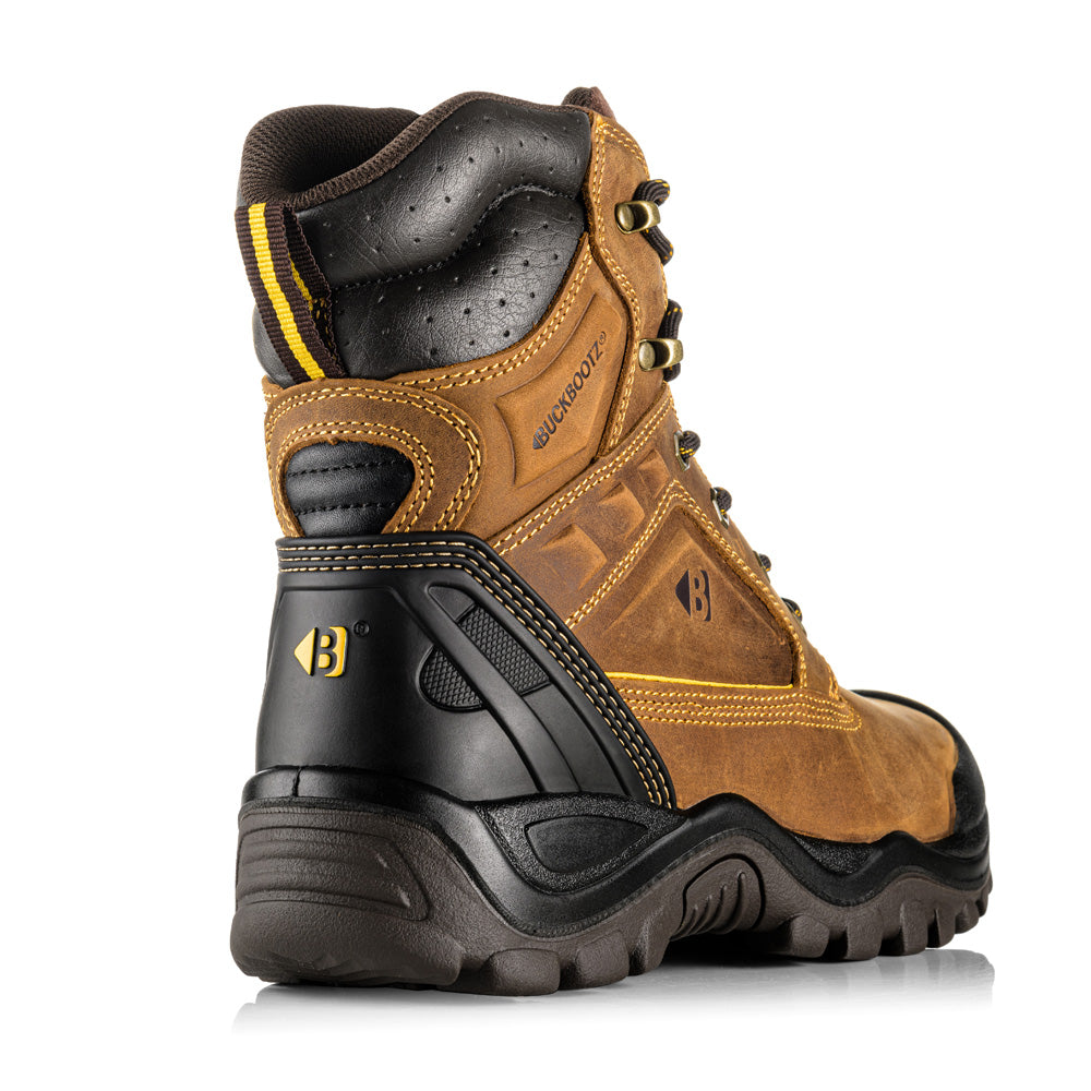 Buckler BSH011 S3 High-Leg Safety Lace Boot with Driver Flex and Heel Support - Premium SAFETY BOOTS from Buckler - Just £86.48! Shop now at workboots-online.co.uk