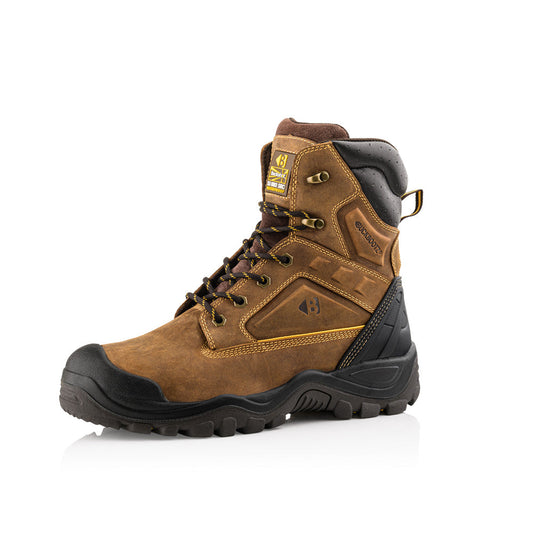 Buckler BSH011 S3 High-Leg Safety Lace Boot with Driver Flex and Heel Support - Premium SAFETY BOOTS from Buckler - Just £86.48! Shop now at workboots-online.co.uk