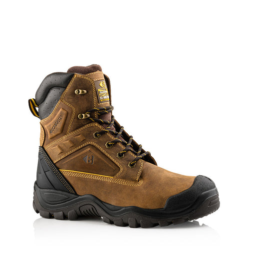 Buckler BSH011 S3 High-Leg Safety Lace Boot with Driver Flex and Heel Support - Premium SAFETY BOOTS from Buckler - Just £86.48! Shop now at workboots-online.co.uk