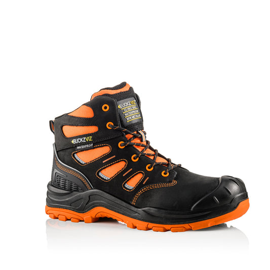Buckler BVIZ2 High Visibility Waterproof Safety Lace Work Boot - Premium SAFETY HIKER BOOTS from Buckler - Just £66.50! Shop now at workboots-online.co.uk