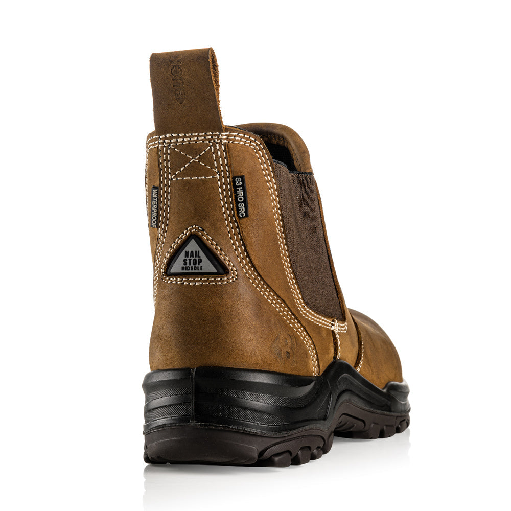 Buckler Nubuckz DEALERZ S3 Brown Lightweight Waterproof Safety Dealer Boot - Premium SAFETY BOOTS from Buckler - Just £69.75! Shop now at workboots-online.co.uk