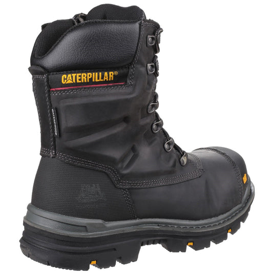 Caterpillar CAT Premier High Leg Combat Safety Work Boot - Side Zip - Premium SAFETY BOOTS from Caterpillar - Just £132.99! Shop now at workboots-online.co.uk