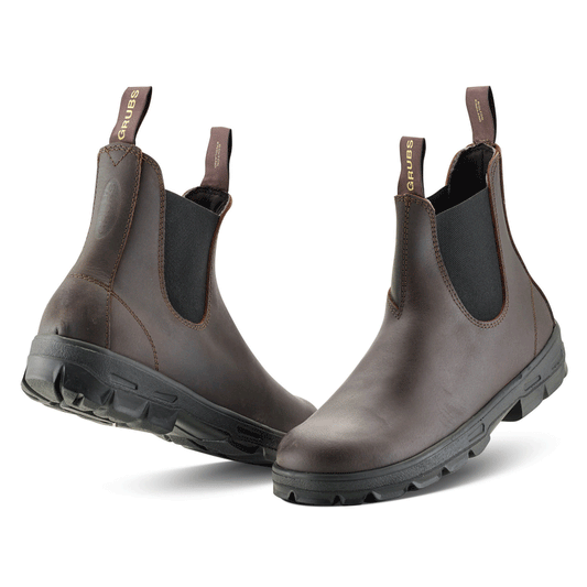 Grubs Whirlwind Water-Repellent Leather Dealer Boot Non Safety Various Colours - Premium NON-SAFETY from Grubs - Just £71.99! Shop now at workboots-online.co.uk
