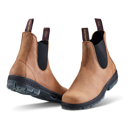 Grubs Whirlwind Water-Repellent Leather Dealer Boot Non Safety Various Colours - Premium NON-SAFETY from Grubs - Just £71.99! Shop now at workboots-online.co.uk