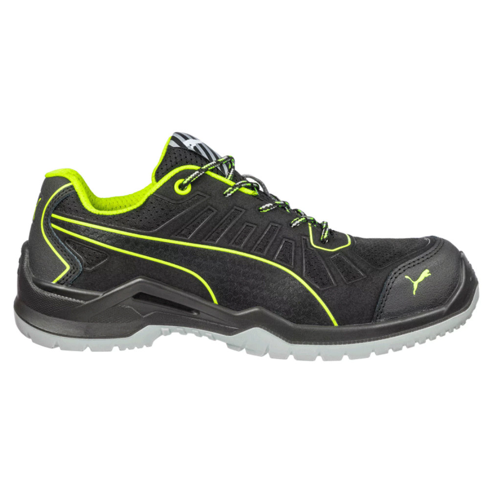 Puma Fuse TC Low S1P ESD SRC Safety Work Trainer Shoe - Premium SAFETY TRAINERS from Puma - Just £70.35! Shop now at workboots-online.co.uk