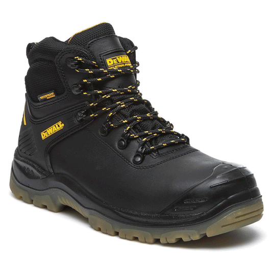 Dewalt Newark Waterproof Breathable Leather S3 Safety Work Boot - Premium SAFETY BOOTS from Dewalt - Just £72.24! Shop now at workboots-online.co.uk