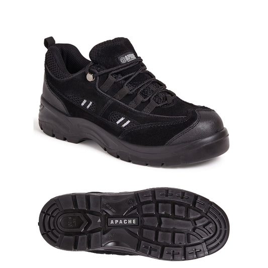 Apache AP302SM Leather Workwear Work Trainer Steel Toe Cap - Premium SAFETY TRAINERS from Apache - Just £34.85! Shop now at workboots-online.co.uk