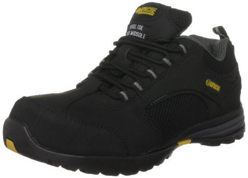 Apache AP318SM Mesh Black Safety Work Boot Trainer Steel Toe Cap - Premium SAFETY TRAINERS from Apache - Just £46.53! Shop now at workboots-online.co.uk