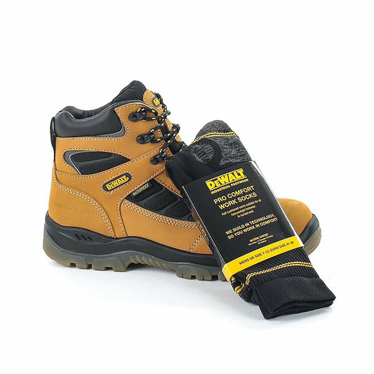 DeWalt Harwich Waterproof Safety Work Boot FREE SOCKS - Premium SAFETY BOOTS from Dewalt - Just £45! Shop now at workboots-online.co.uk