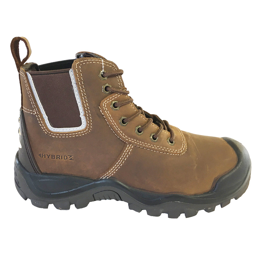 Buckler BHYB2 Anti-Scuff Safety Work Boots Brown Sizes 6-13 Mens Dealer Brown or Honey - Premium SAFETY BOOTS from Buckler - Just £49.99! Shop now at workboots-online.co.uk