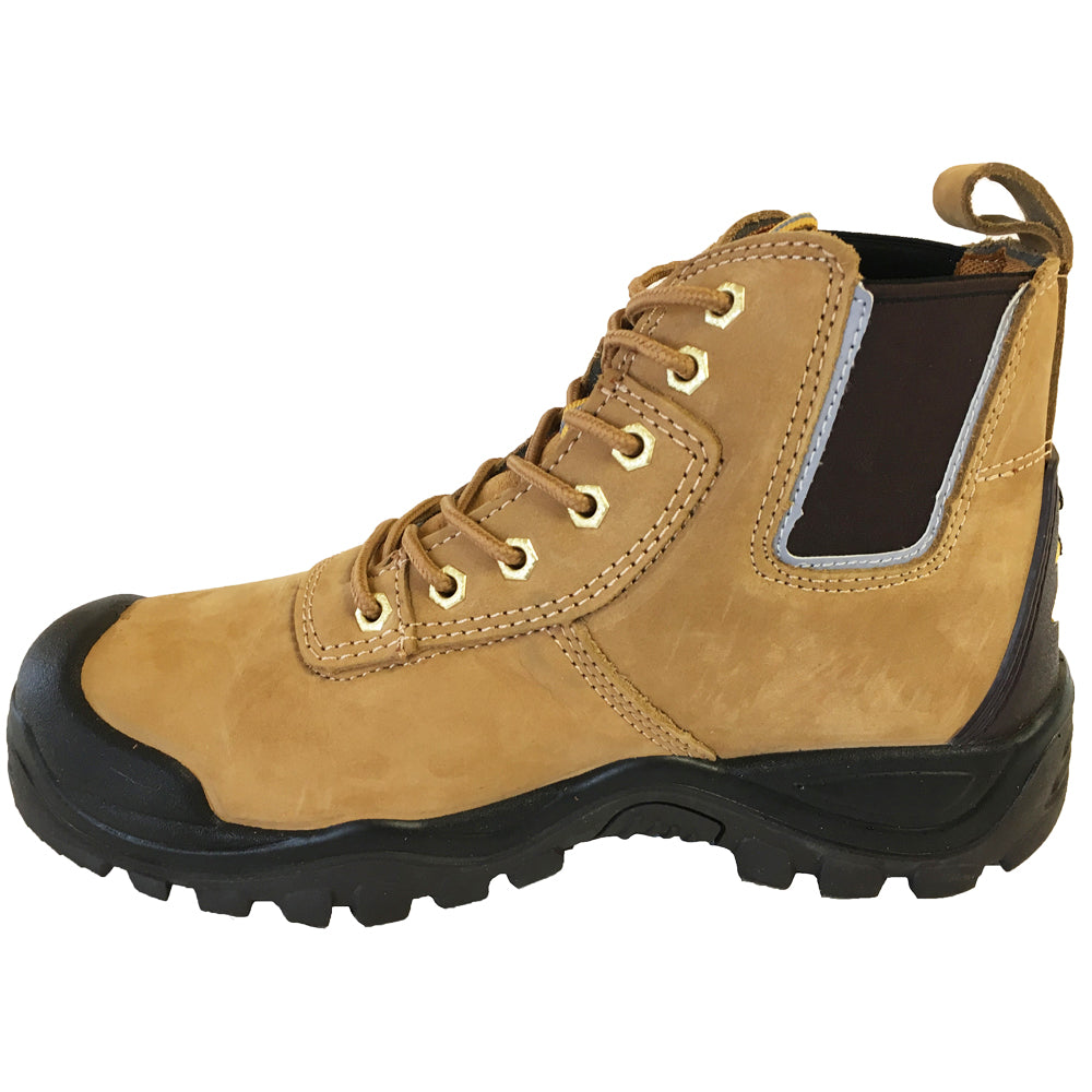 Buckler BHYB2 Anti-Scuff Safety Work Boots Brown Sizes 6-13 Mens Dealer Brown or Honey - Premium SAFETY BOOTS from Buckler - Just £49.99! Shop now at workboots-online.co.uk