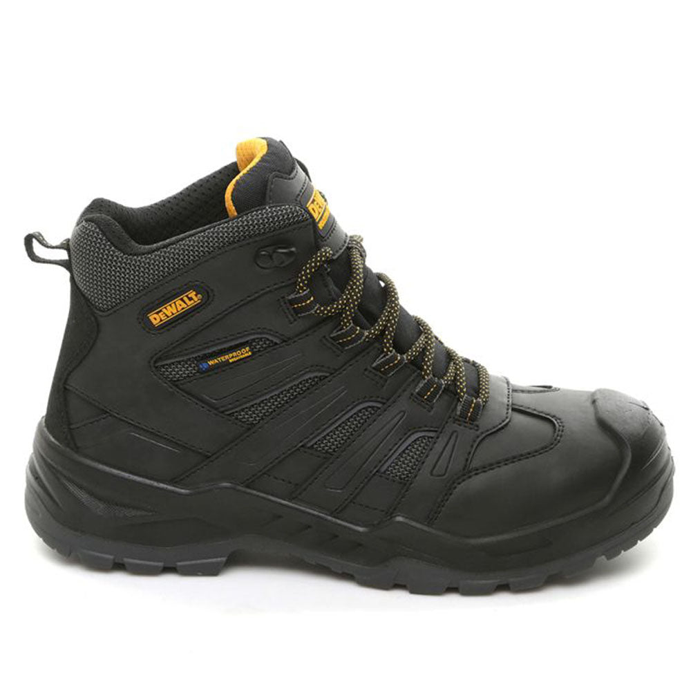 DeWalt Murray Waterproof Breathable Wide Fit Black Safety Work Boot - Premium SAFETY HIKER BOOTS from Dewalt - Just £64.99! Shop now at workboots-online.co.uk